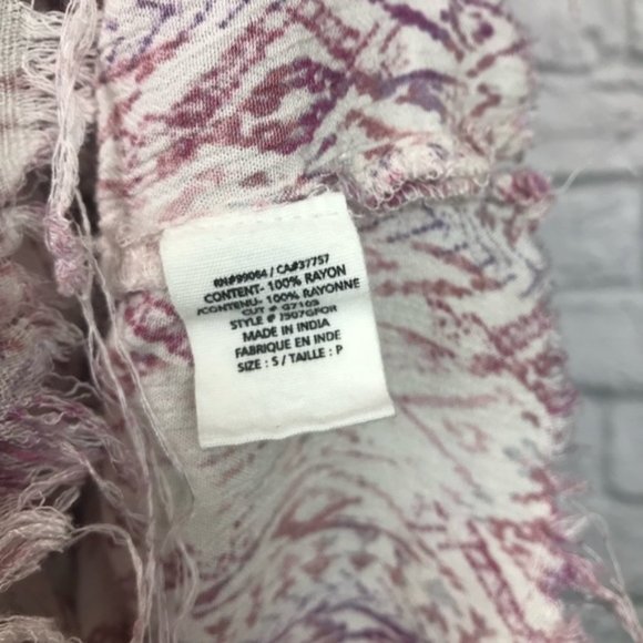 Billabong Boho Blouse Top Small Open Back - Picture 8 of 8